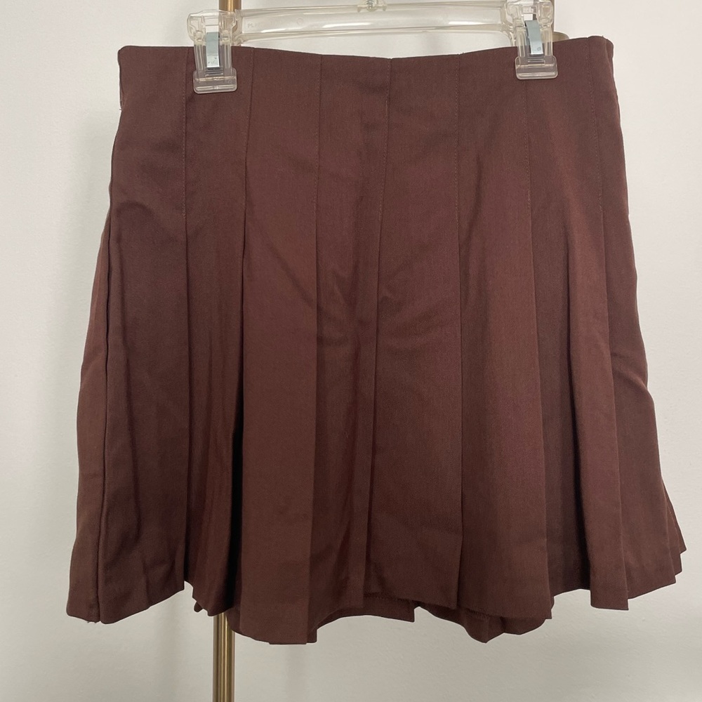 Mini pleated skirt